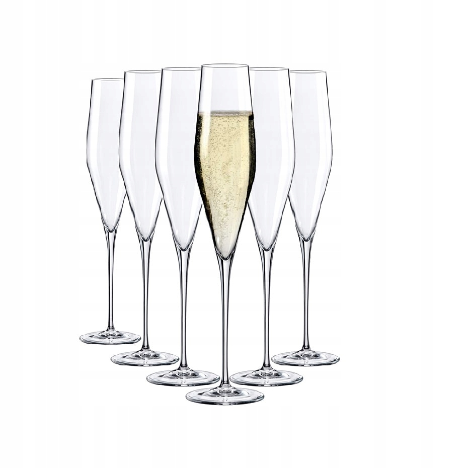 Swan Crystal Champagne Flute 190ml - set of 6 - Image 2