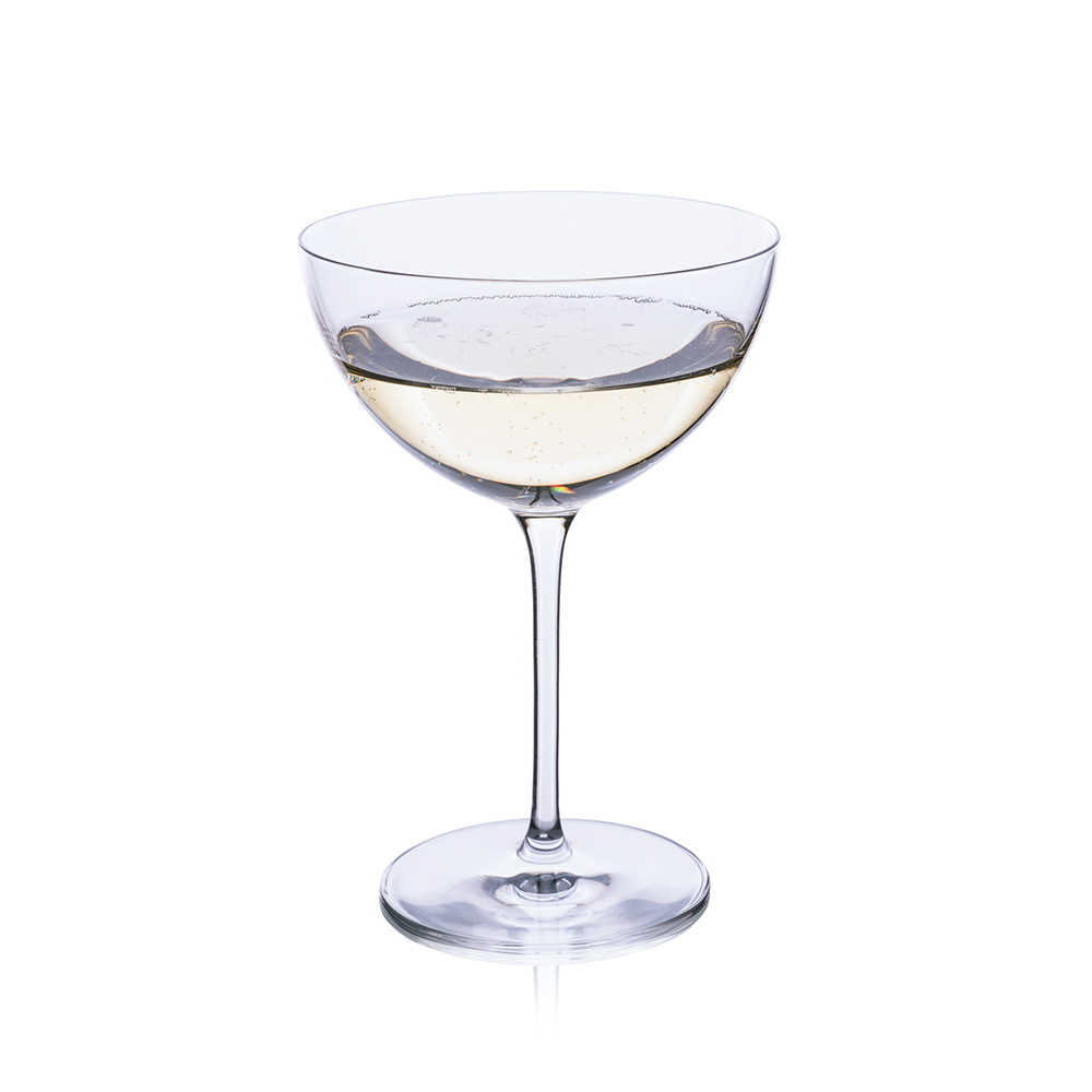 Uni Bubbly Crystal Saucer 350ml - set of 6 - Image 2