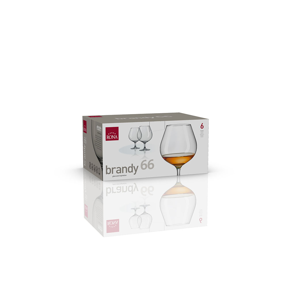 Uni Brandy Crystal Glass 660ml - set of 6 - Image 3
