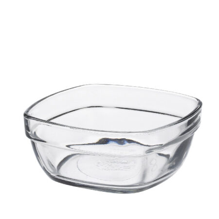 Duralex Lys Clear Square Bowl 150ml - set of 6