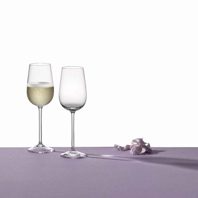 Peony Crystal Sparkling Wine Glass 150ml - set of 6 - Image 2
