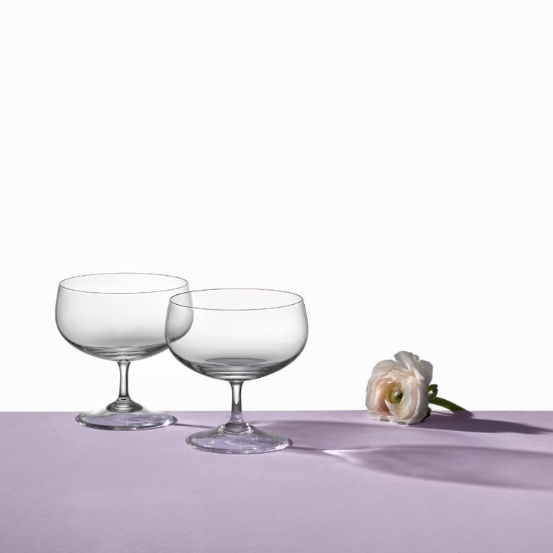 Peony Crystal Sparkling Wine Glass 300ml - set of 6 - Image 2