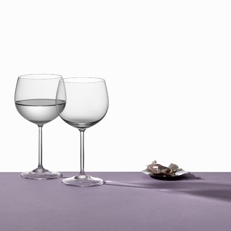 Peony Crystal Red Wine Glass 350ml - set of 6 - Image 2