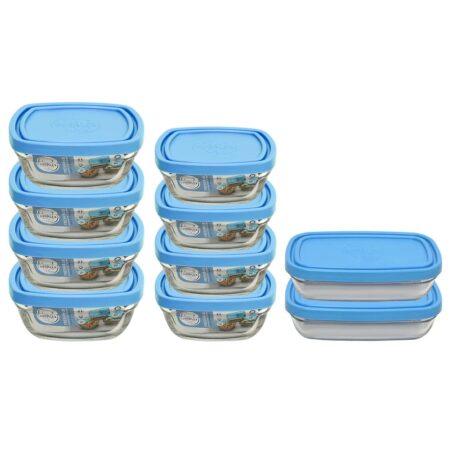 Duralex Baby 10 pieces Set with Blue Lid