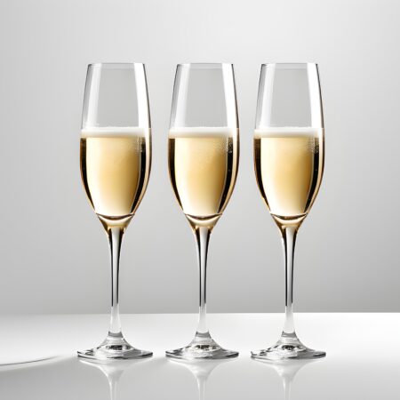 Le Cygne Crystal Champagne Flute 200ml - set of 6