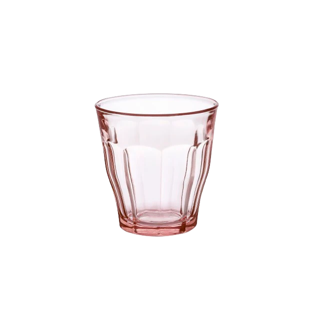 Duralex Picardie Pink Temp Glass Tumbler 250ml - set of 4