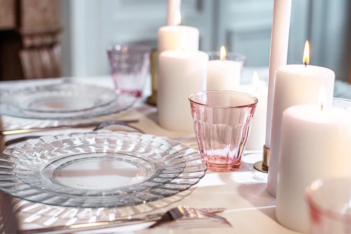 Duralex Picardie Pink Temp Glass Tumbler 250ml - set of 4 - Image 2